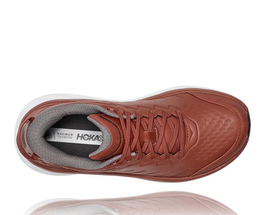 Hoka One One Koşu Ayakkabısı Erkek Kahverengi - Bondi Sr - TJ5697810